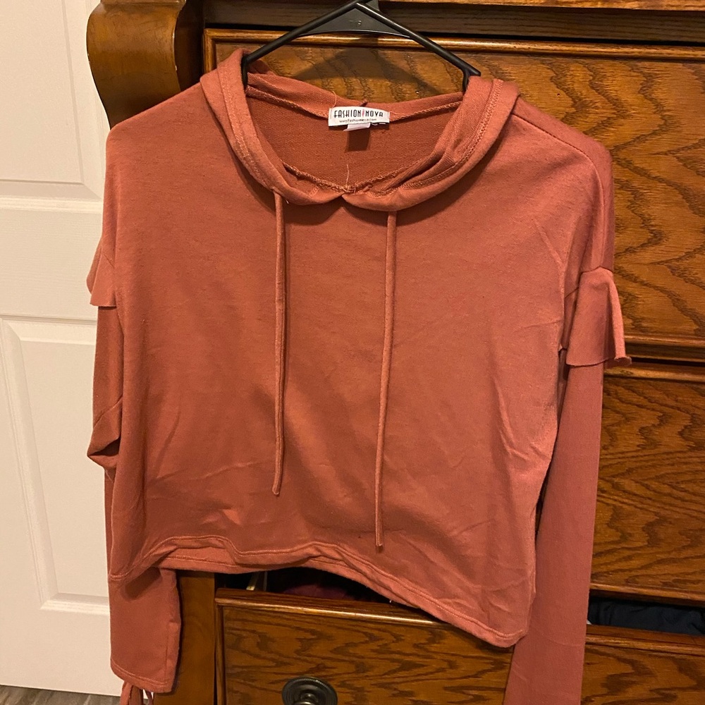 Crop top hoodie